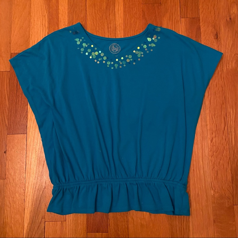 Batwing style shirt